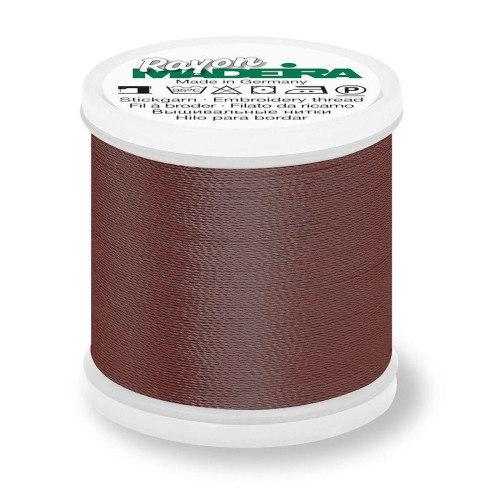 Madeira Rayon 40 machine embroidery thread 1000m spool color 1145 mahogany